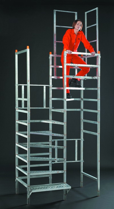 Bautreppe easy-step Aufbau