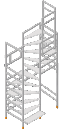 Bautreppe s-form